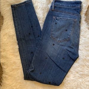 Loft Polka Dot Jeans